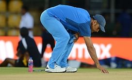 Dhoni checks Eden strip ahead of Lanka Test