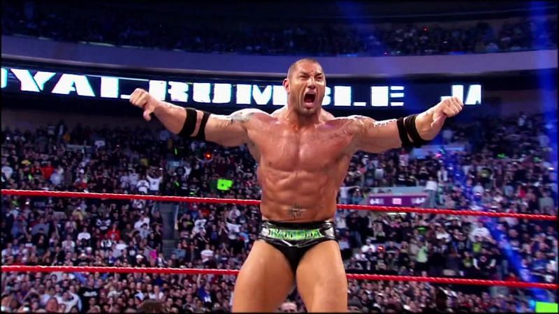 Batista was jeered by the fans at Royal Rumble