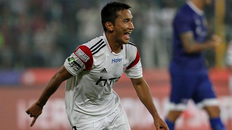Seiminlen Doungel played for NEUFC in the inaugeral season of ISL