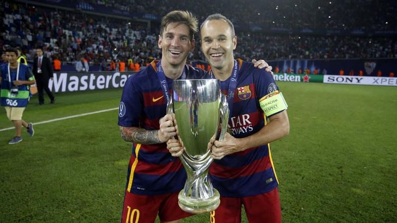 Messi and Iniesta have won 30 trophies each with FC Barcelona