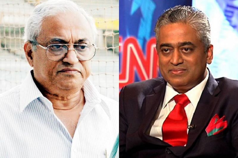 Dilip (L) and Rajdeep Sardesai