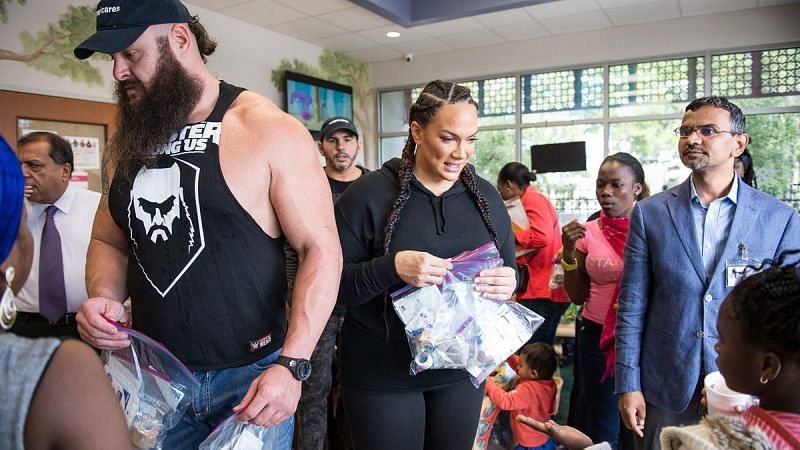 Image result for nia jax and braun strowman