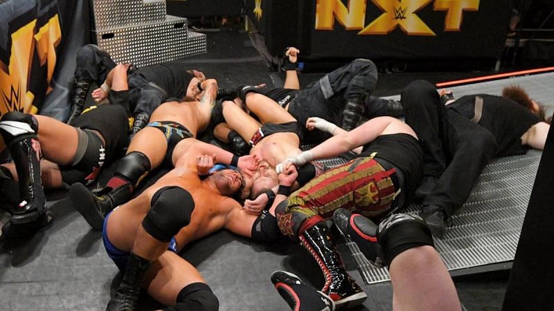 It was all carnage and chaos, at the conclusion of NXT