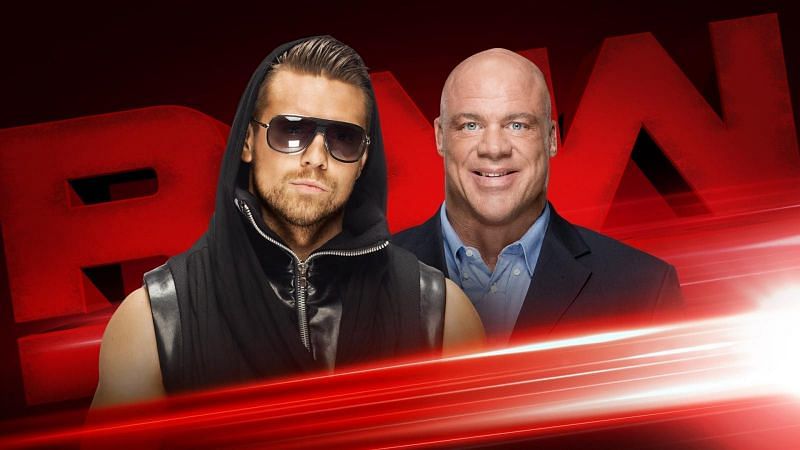 Kurt Angle comes face to face with the Miz to kick off Monday Night Raw