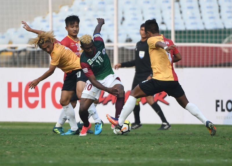 The Mohun Bagan forwards have been ppor on the day. (Photo: I-League)