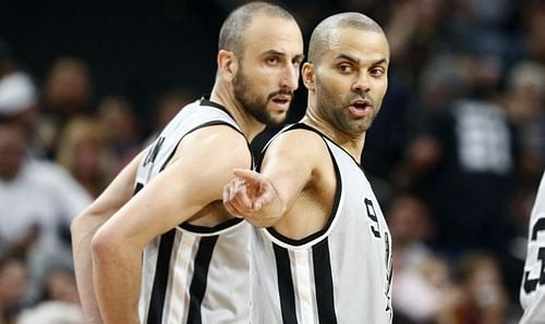 Manu Ginobili and Tony Parker (Image Courtesy: clutchpoints.com)