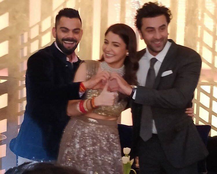 Bollywood actor Ranbir Kapoor with the couple