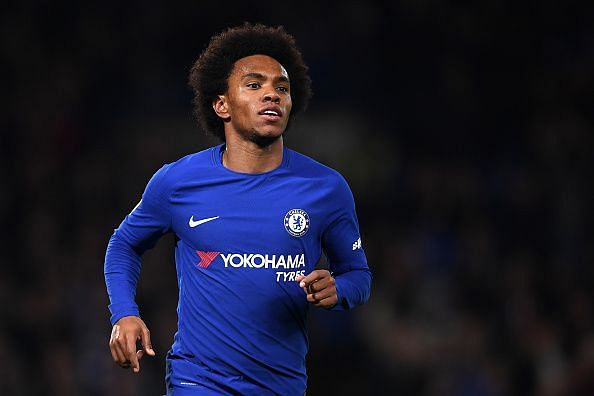 Willian continued his goal-scoring form for Chelsea