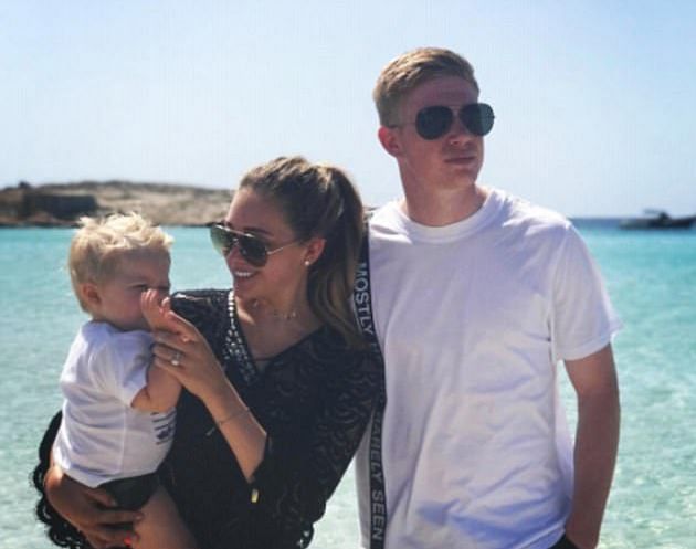 De Bruyne and his beautiful wife