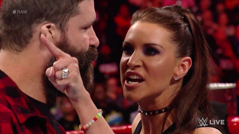He also had the kindest words for Stephanie McMahon