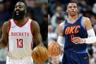 James Harden and Russell Westbrook