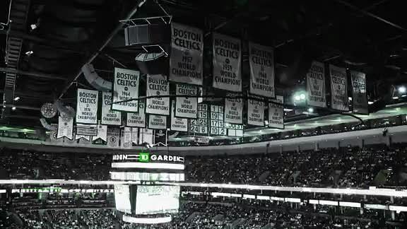 Boston Celtics&#039; Championship banners