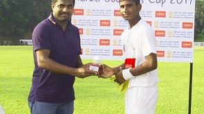 Sri Lankan youngster slams seven sixes in an over