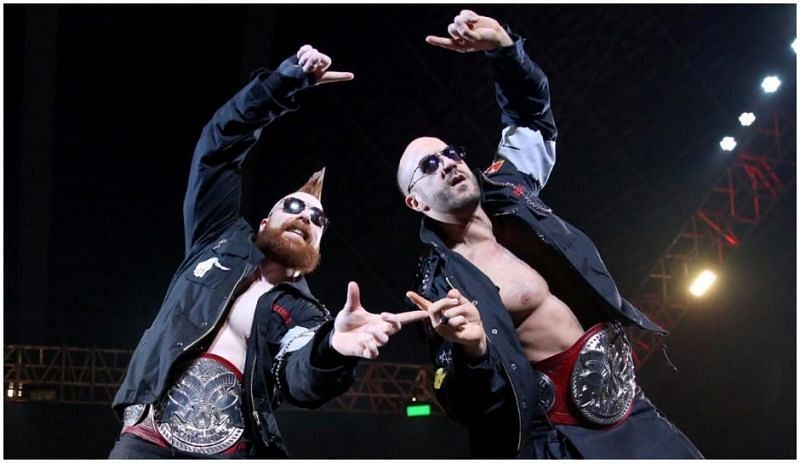 The Bar, Sheamus and Cesaro.
