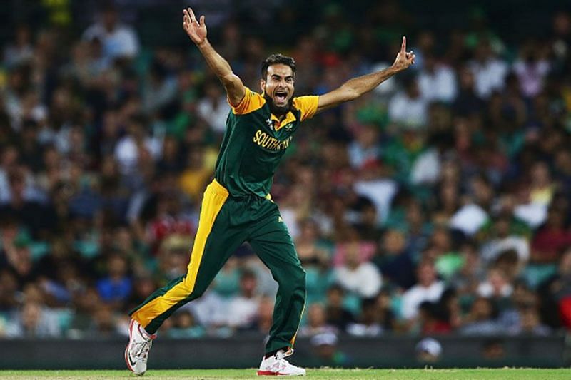 Tahir in action for South Africa