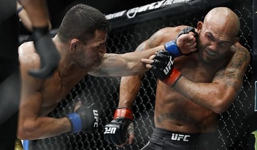 Rafael Dos Anjos defeated Robbie Lawler in UFC Winnipeg's headliner