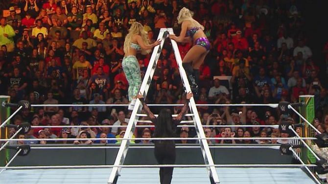 The Raw women deserve to be part of a ladder match as well