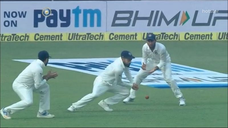 Kohli dropped a relatively simple chance