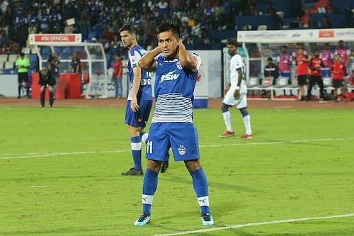 Sunil Chhetri Bengaluru FC vs Chennaiyin