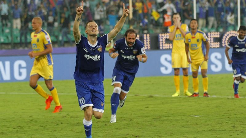 The Chennai side played out a 1-1 draw against Kerala in their previous match