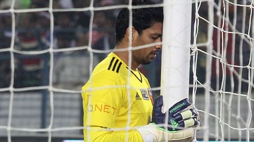 Laxmikant Kattimani has had some big howlers this season. (Photo: ISL)