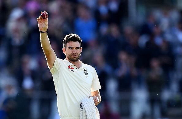 James Anderson is the leading wicket-taker for England