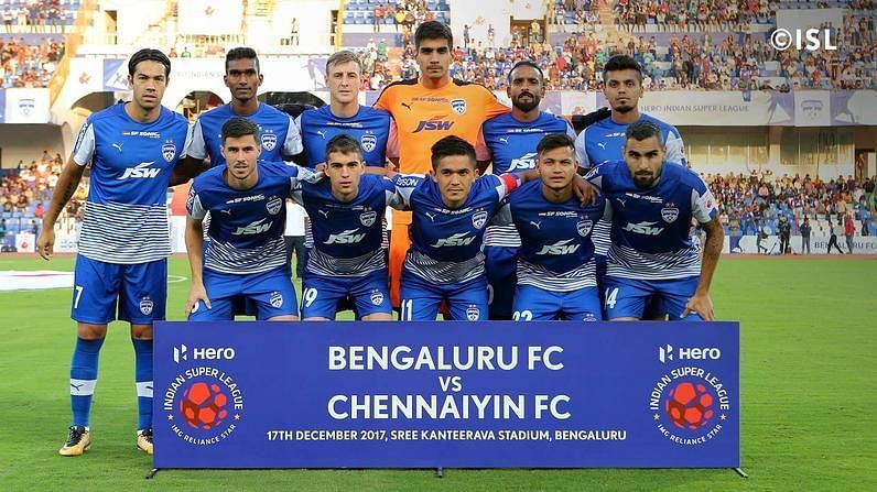 Bengaluru FC made 6 changes from their win against FC Pune City (Photo: ISL)