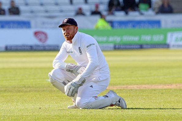 Emotional Bairstow given late father's keeper gloves