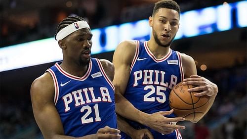 Joel Embiid and Ben Simmons