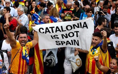 Image result for catalonia independence declaration