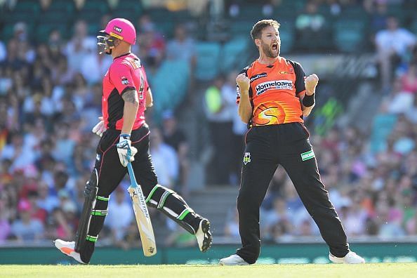 Stats: Andrew Tye picks up third T20 hat-trick of 2017