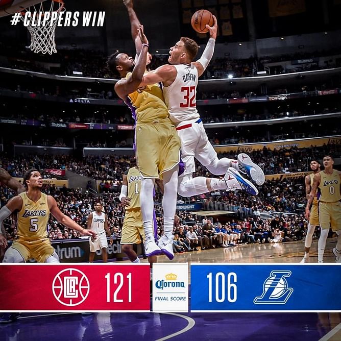 Clippers blow by Lakers in Griffin's return