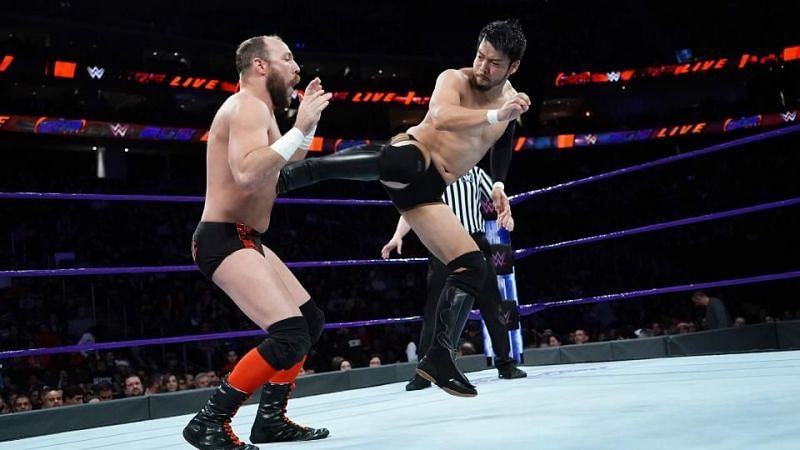Hideo Itami finally makes his WWE debut
