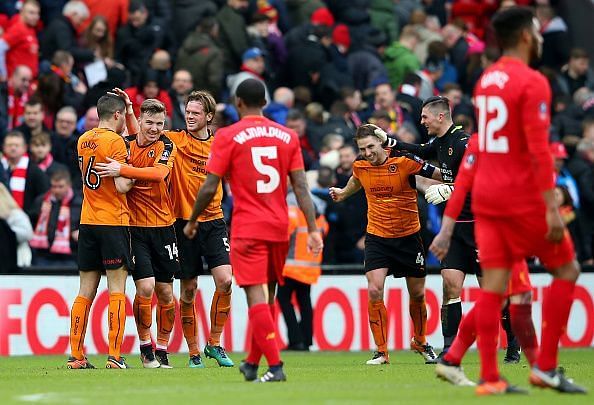 Liverpool v Wolverhampton Wanderers - The Emirates FA Cup Fourth Round