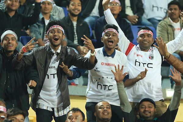A little over 10,000 people attended this game in Guwahati. (Photo: ISL)