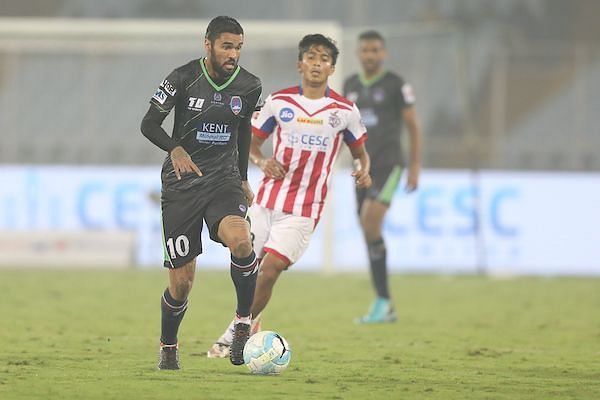 Mirabaje had an ordinary day on the pitch. (Photo: ISL)