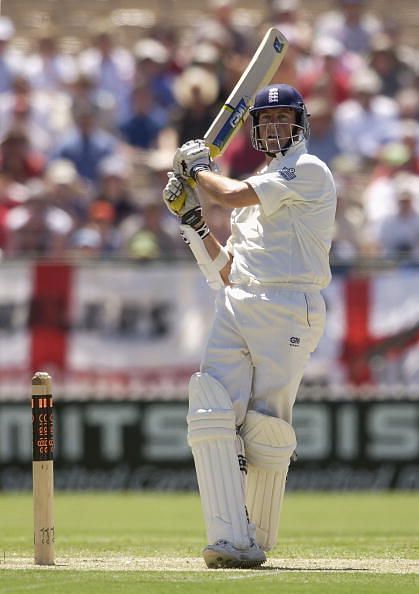 Marcus Trescothick of England hits out