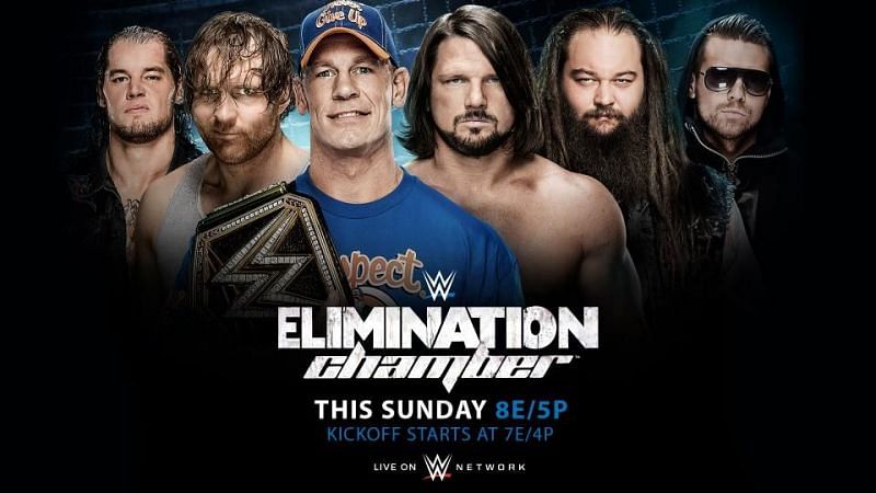 Elimination Chamber 2017 poster.