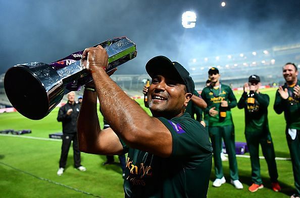 Patel helped his side win the NatWest T20 Blast this year
