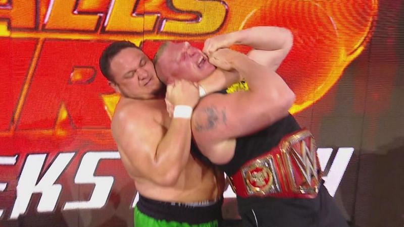 Brock Lesnar vs. Samoa Joe