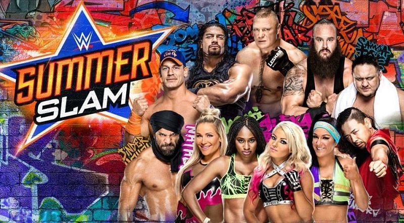 SummerSlam 2017 poster.