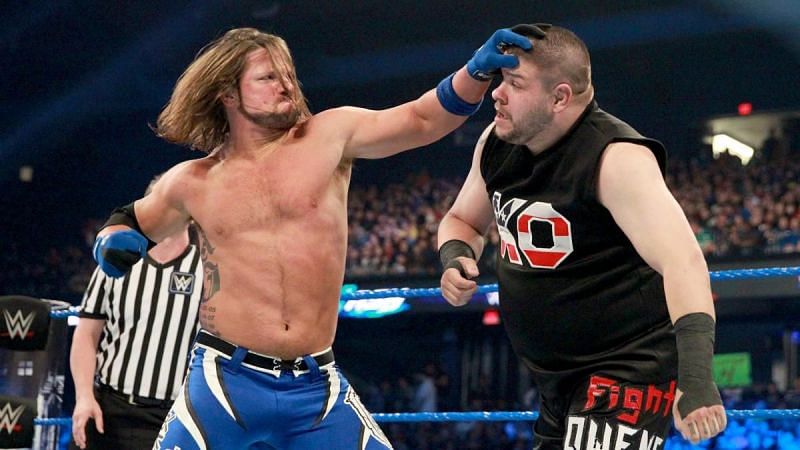 Image result for kevin owens aj styles