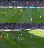 Barcelona's transition from defence to attack happened quickly and Madrid couldn't match their pace.