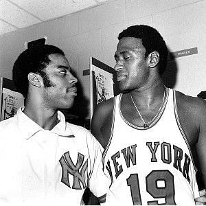 Willis Reed and Walt Frazier