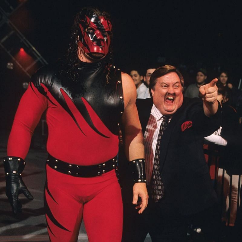 Kane with his Kayfabe father, the late Paul Bearer