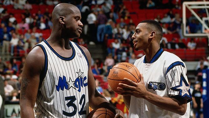 Shaquille O&#039;Neal and Penny Hardaway