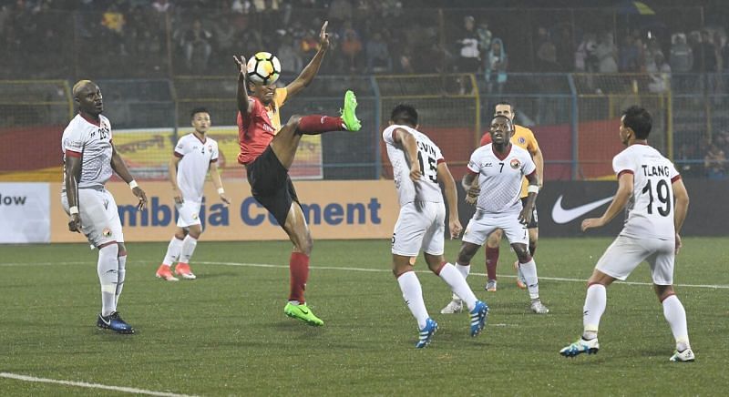 Willis Plaza needs to find his form soon. (Photo: I-League)