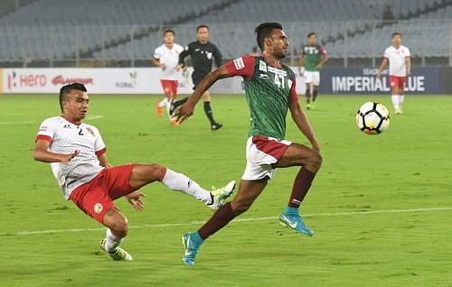 Lajong would have been worried after the early penalty. (Photo: I-League)