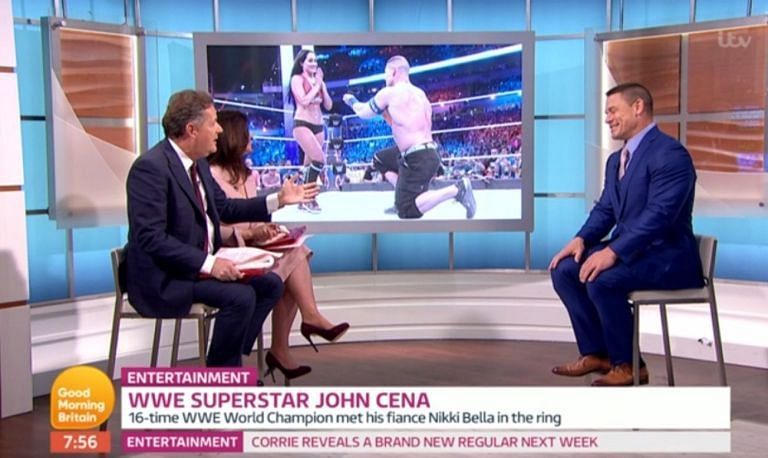 John Cena shocks Piers Morgan by getting emotional - ITV