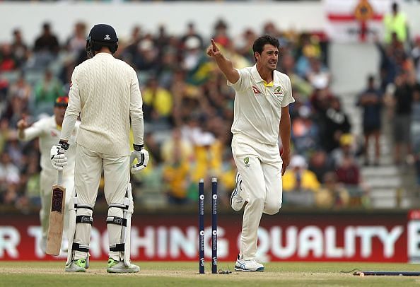 Starc delivered an absolute jaffa to get rid of Vince